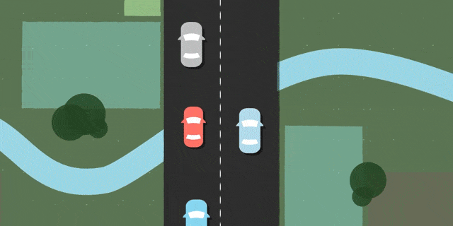 Left Lane Drivers GIF